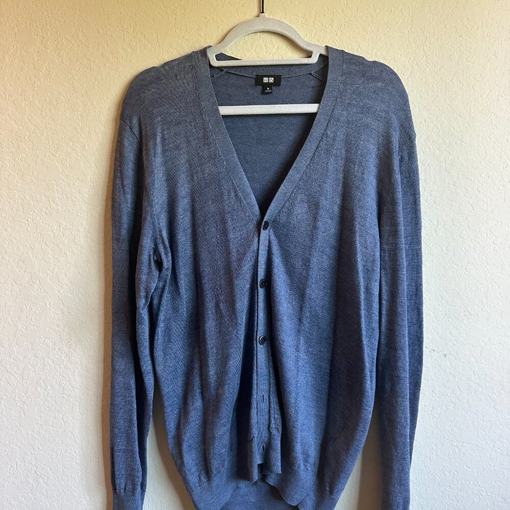Uniqlo Blue Cardigan